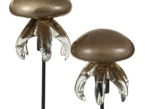 Decoratie Saandor Glas Bruin