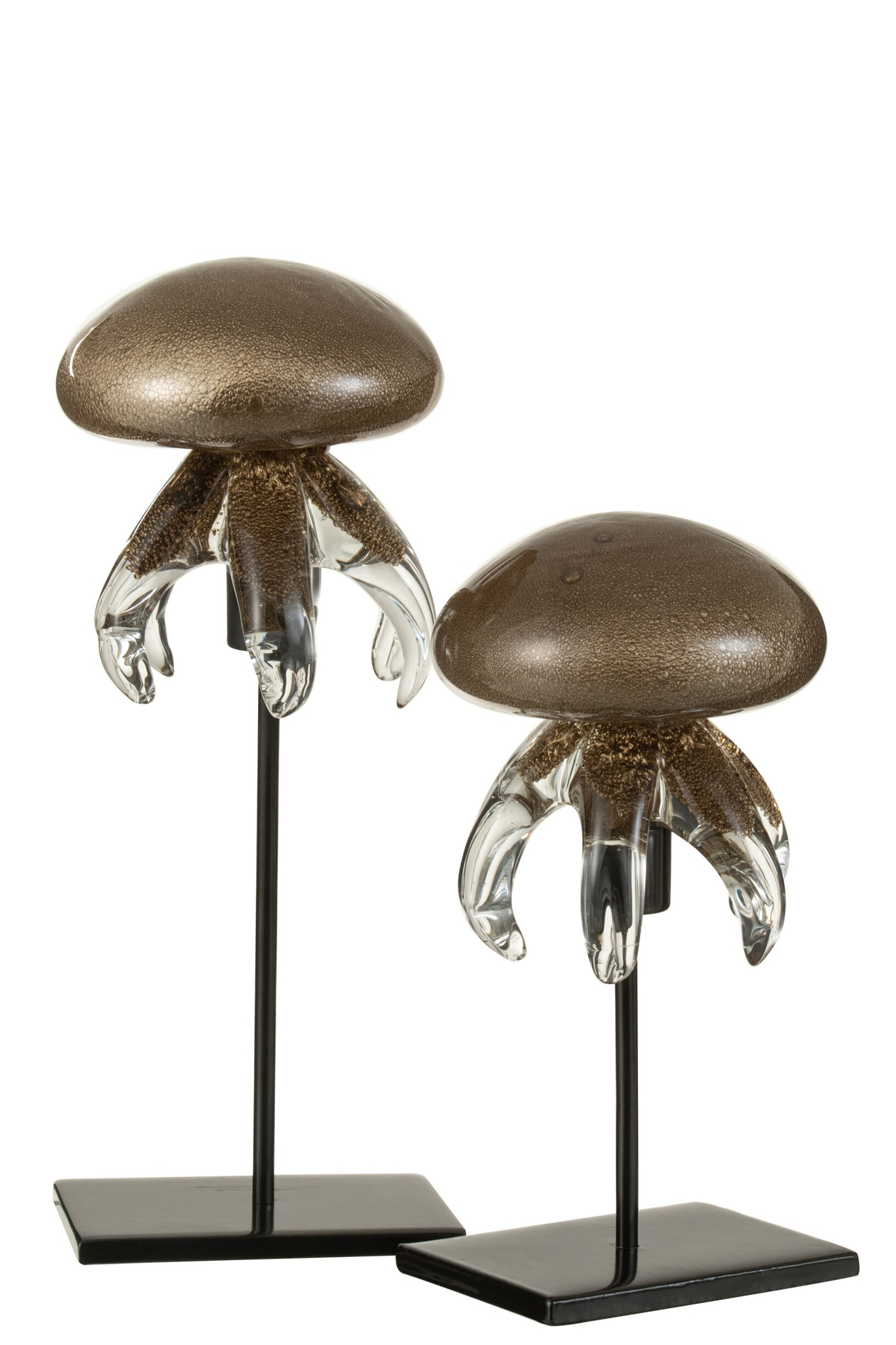 Decoratie Saandor Glas Bruin