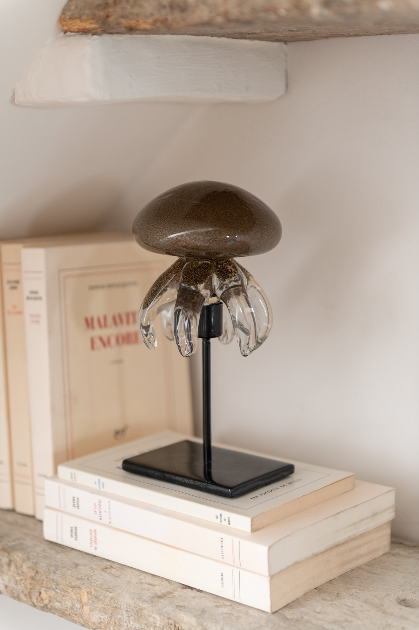 Decoratie Saandor Glas Bruin - Afbeelding 2