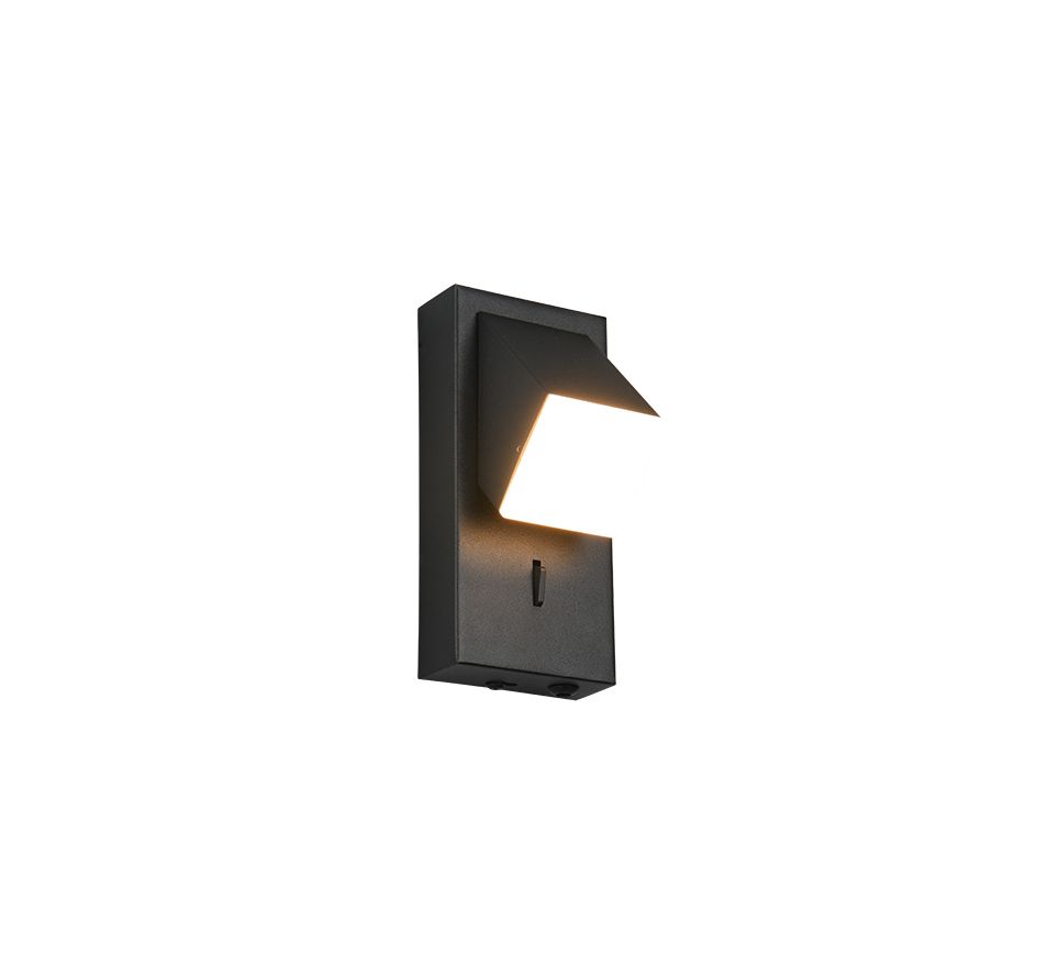 Wandlamp Feilonte Mat Zwart - Set van 3