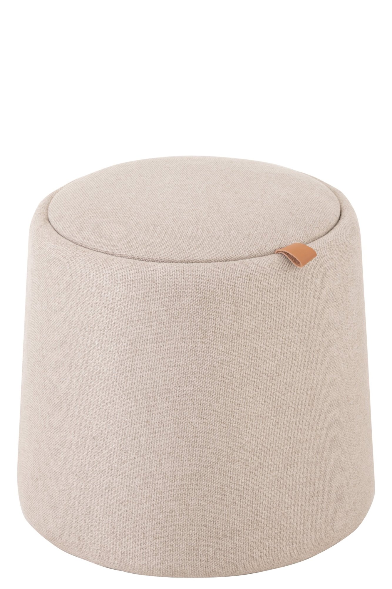 Poef Stinsor Stof Beige - Afbeelding 6