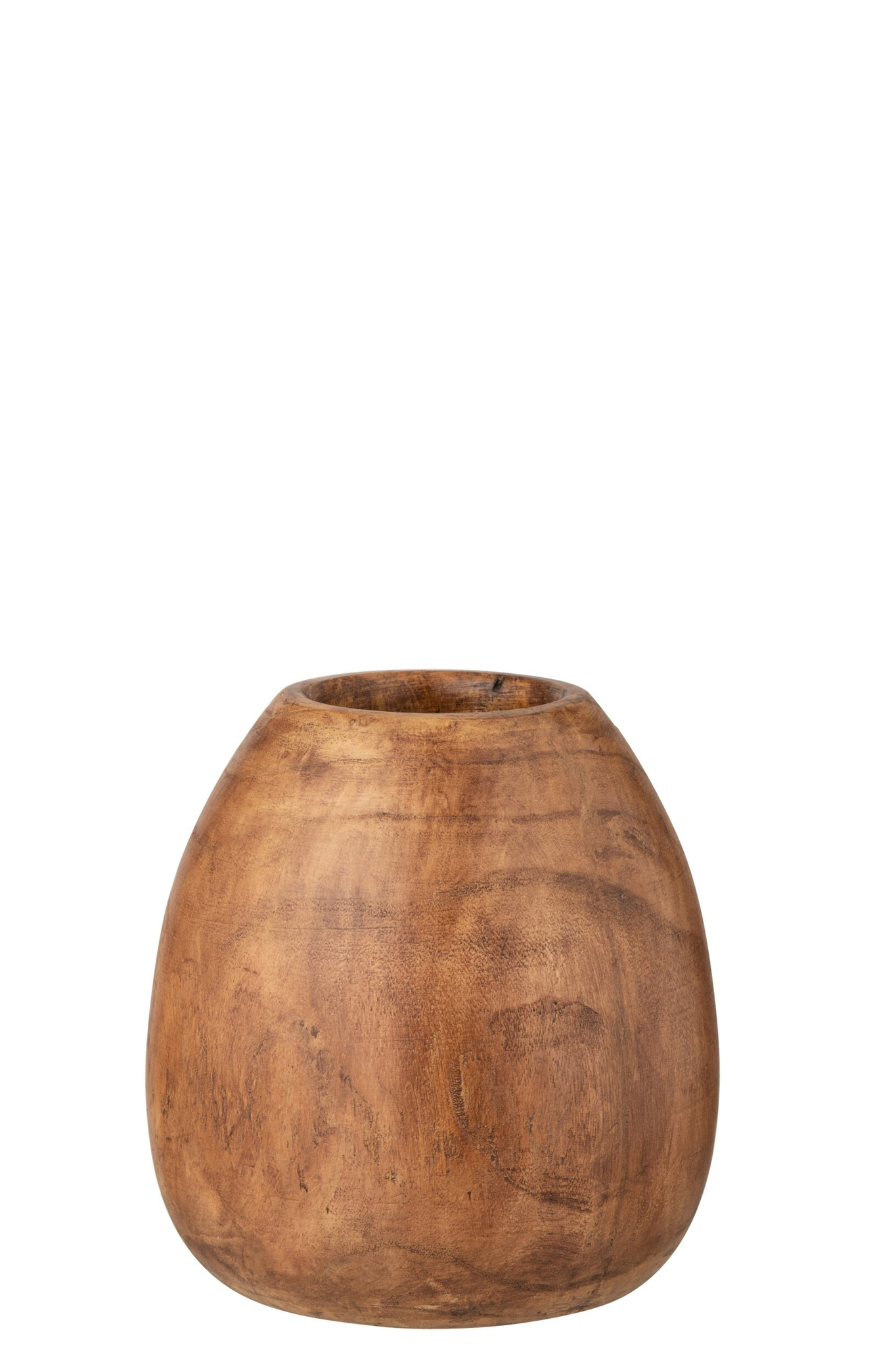 Pot Lummea Hout Bruin H26 cm - Afbeelding 2