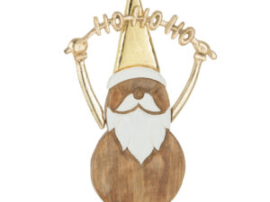 Decoratiefiguur Stulder Hout Goud H62 cm
