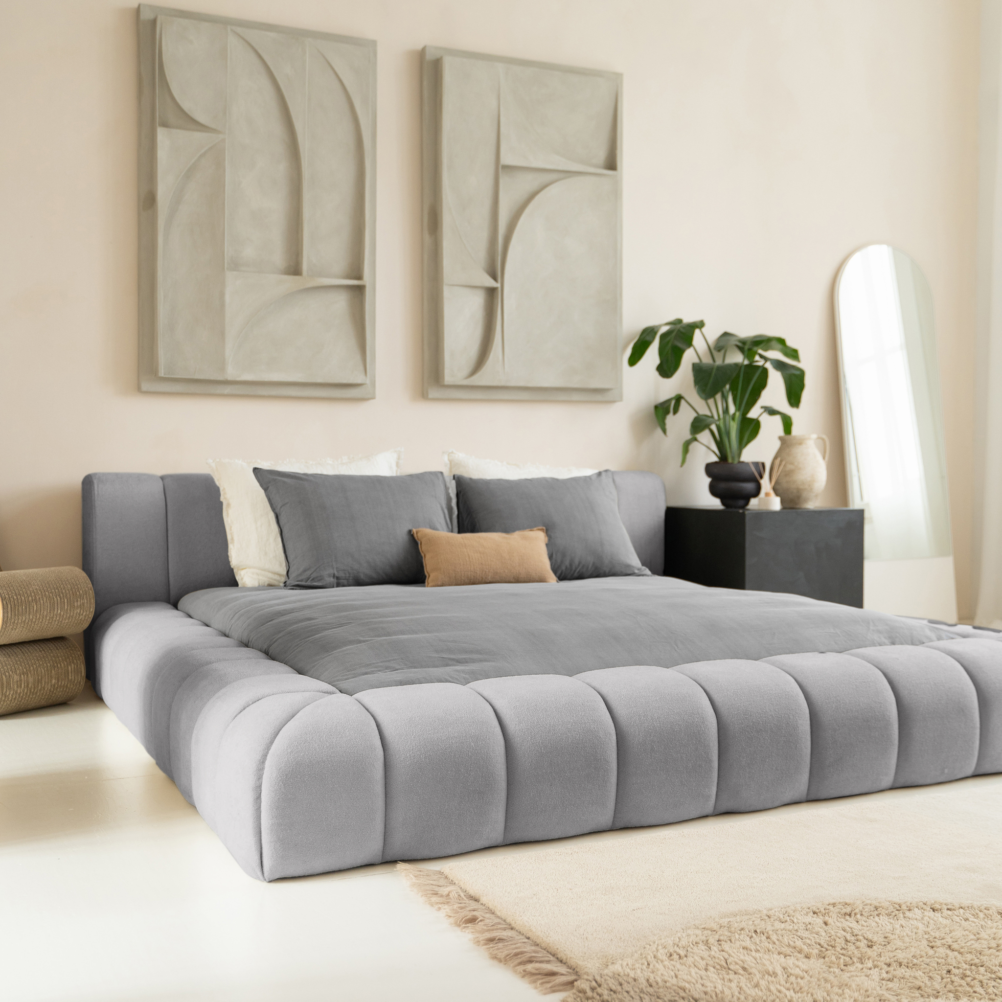 Bed Cietonte Grijs 180x200 - Afbeelding 4