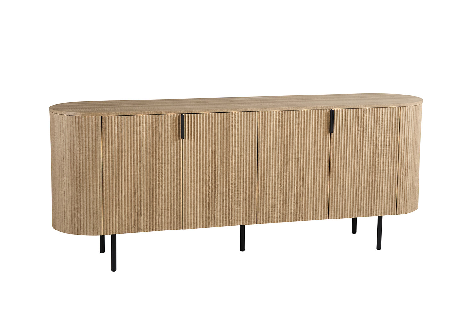 Dressoir Jeeskona Naturel 200 cm - Afbeelding 4