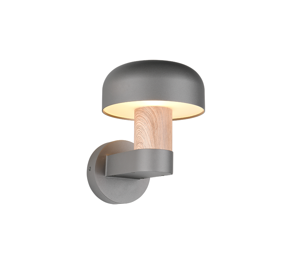 Wandlamp Skierdar Aluminium - Set van 3