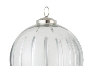 Kerstballen Trieskira Glas Zilver
