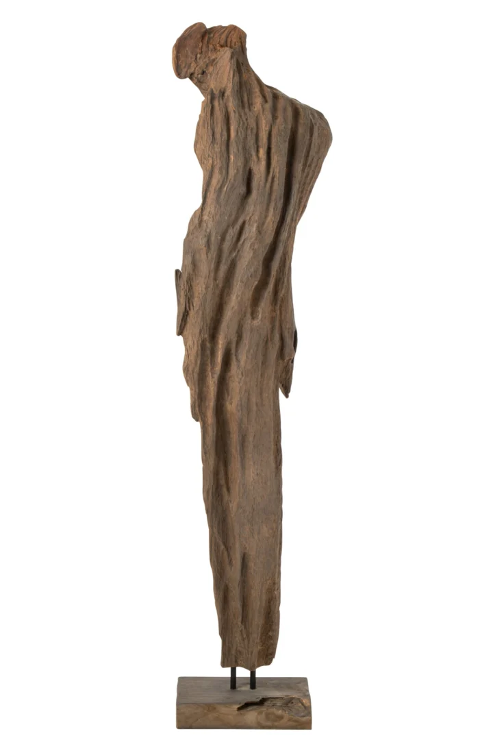 Decoratie Pina Teak Bruin - Afbeelding 2