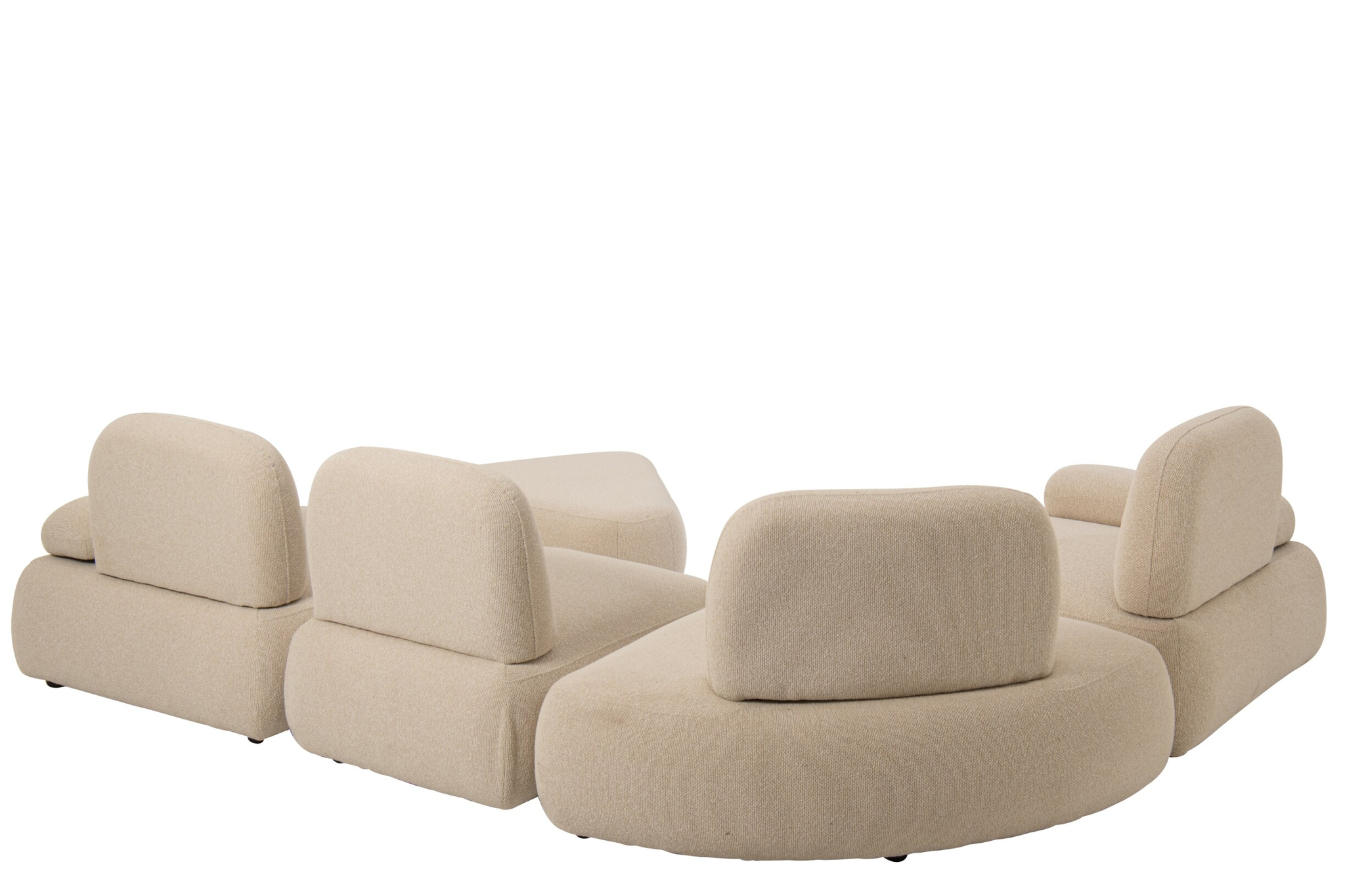 Bank Umea Multiplex Beige - Set van 5