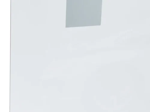 Grijze wanddecoratie Keror van glas met slank design en elegante uitstraling