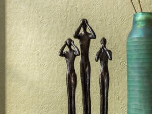 Beeld Brabos Steen Bruin H12 cm