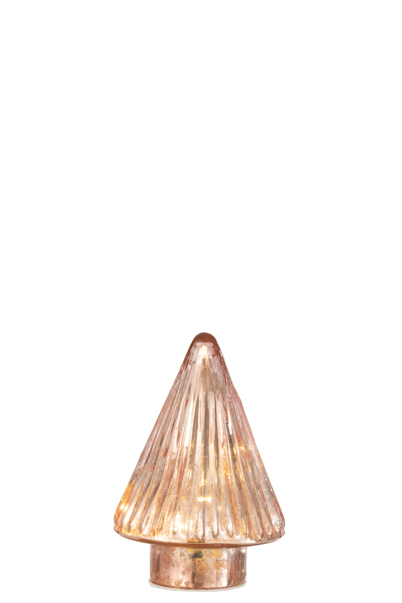 Kerstboom Hoonan Glas Roze H12,5 cm