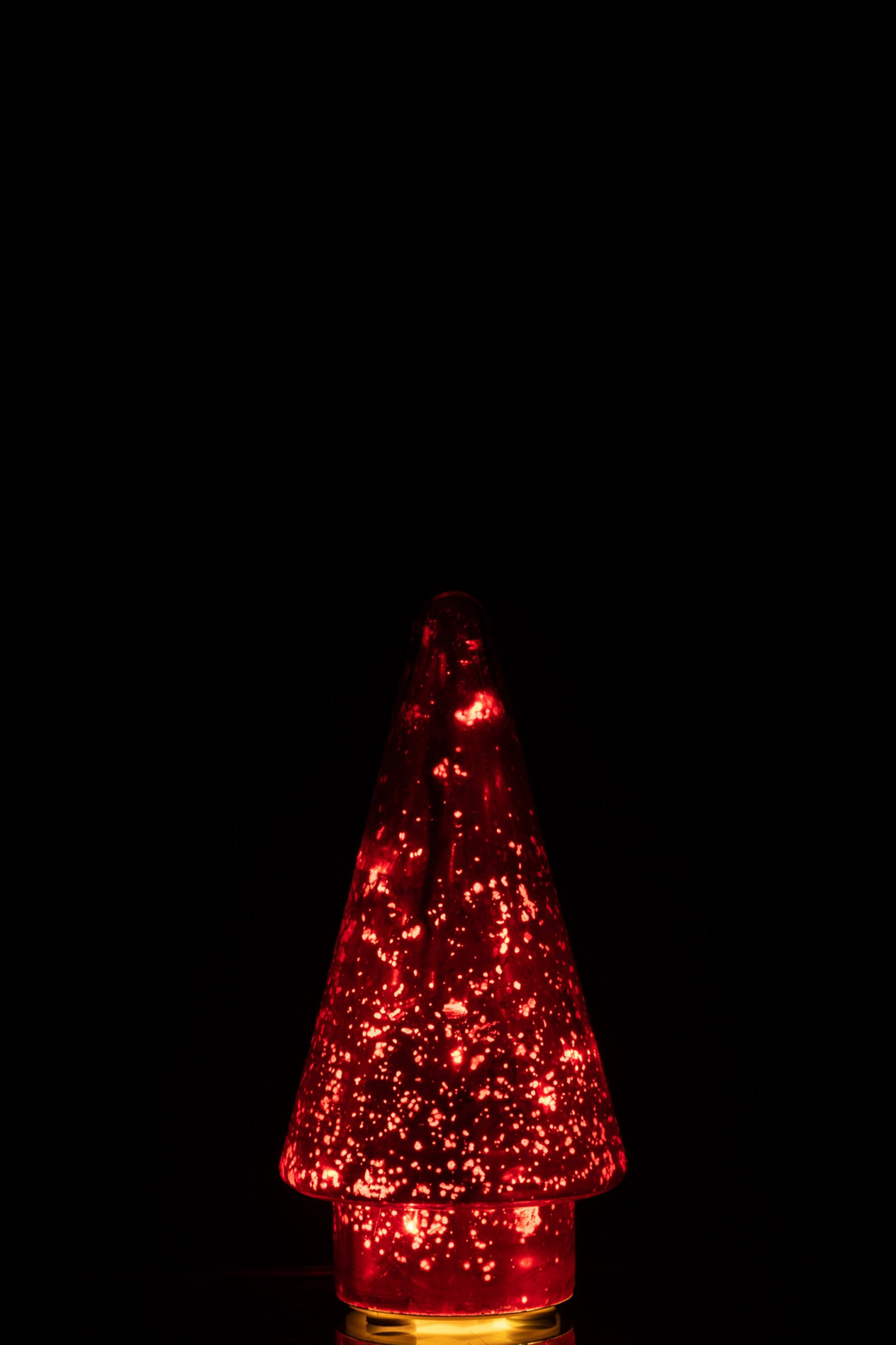 Kerstboom Flaamir Glas Rood H19 cm - Afbeelding 2