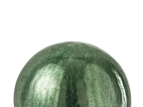 Zaasello glazen decoratiebal groen met glanzende afwerking voor sfeervol interieur