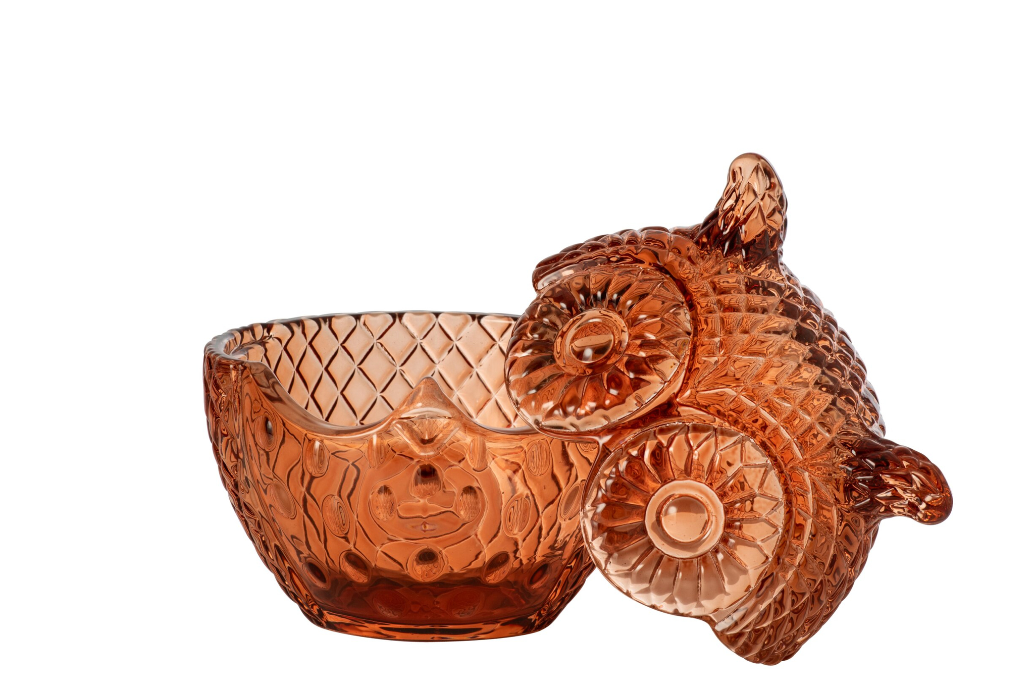 Decoratiefiguur Dondund Glas Bruin H14,2 cm