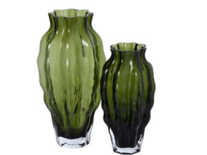 Vaas Naabi Glas Groen H30 cm