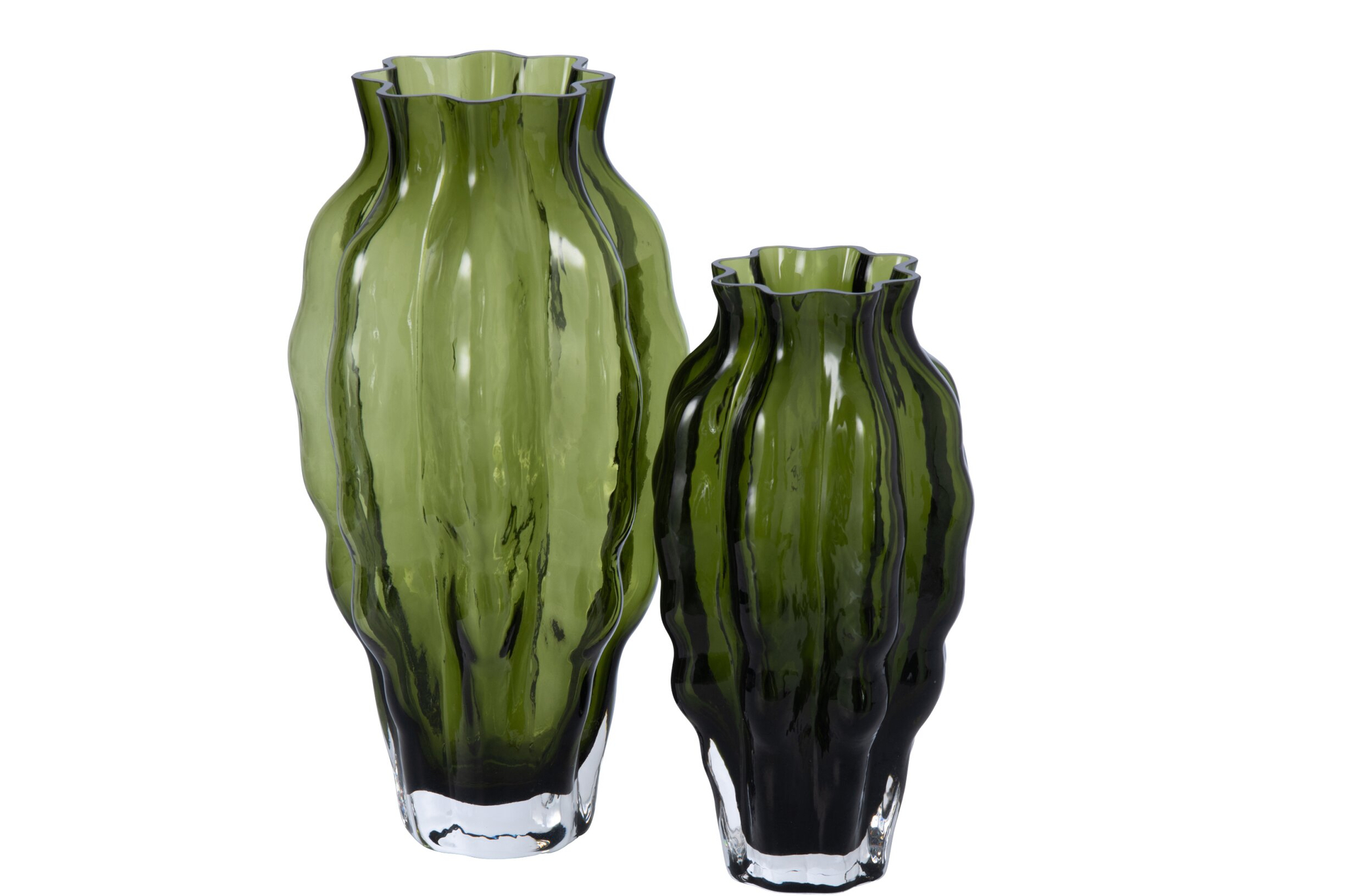 Vaas Naabi Glas Groen H30 cm