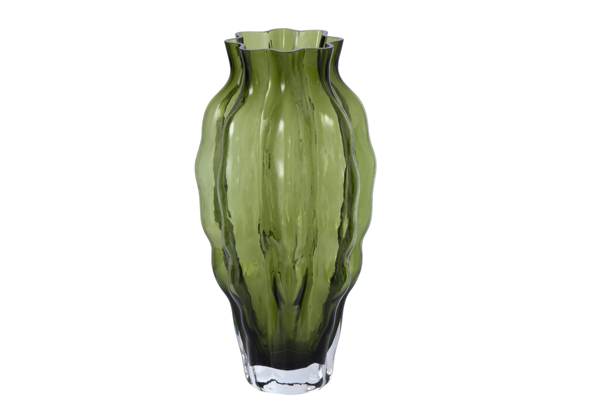 Vaas Naabi Glas Groen H30 cm - Afbeelding 2