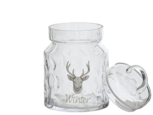 Voorraadpot Dauntek Glas Wit