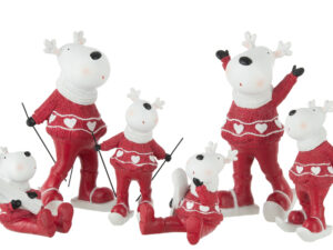 Decoratiefiguur Kausko Polyresin Meerkleurig - Set van 2