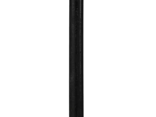 Kaars Breril Zwart LED-kaars, slank ontwerp met warme vlam, natuurlijke waslook en zwarte afwerking