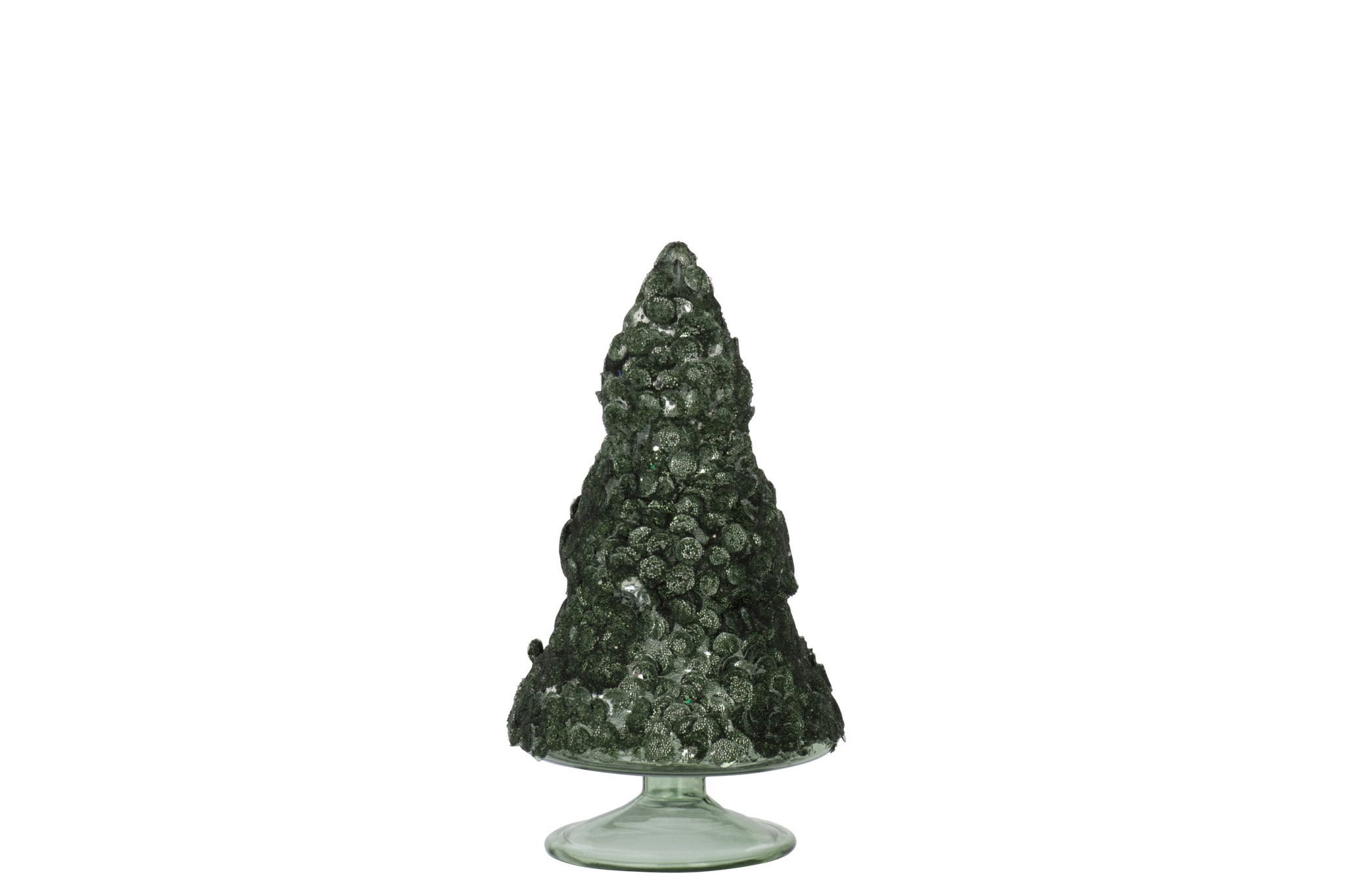 Kerstboom Klunsas Glas Groen H15,5 cm - Afbeelding 2