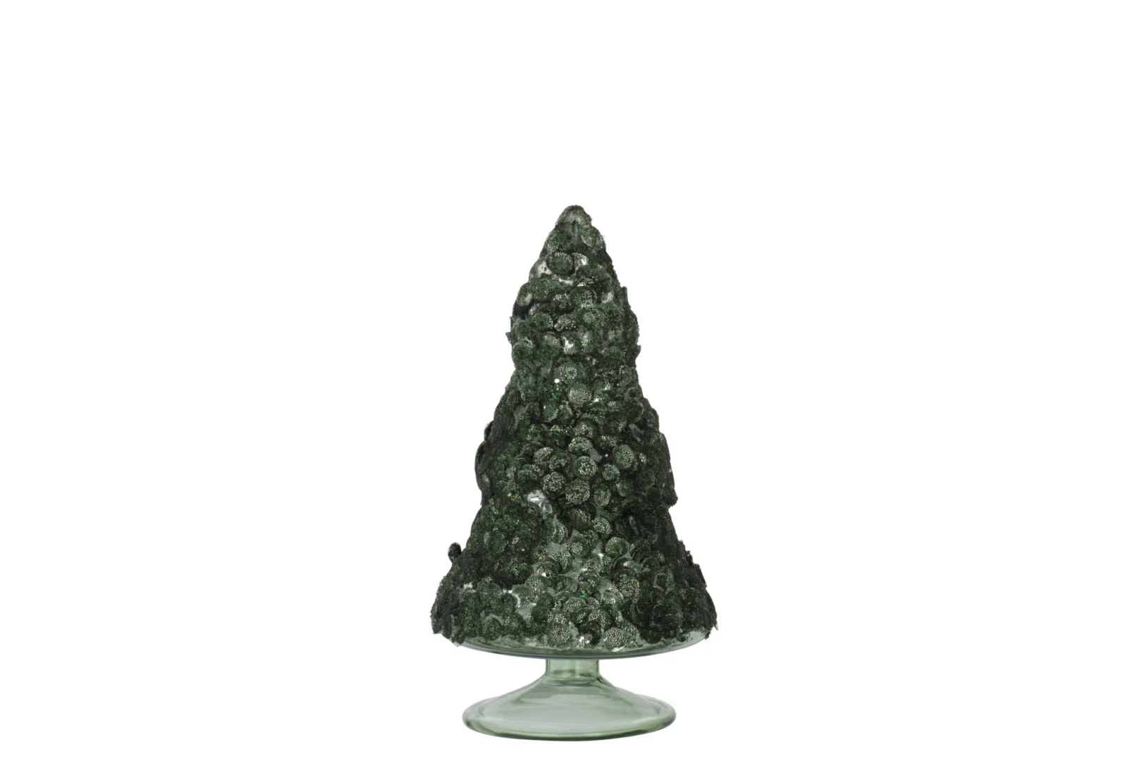 Kerstboom Klunsas Glas Groen H15,5 cm - Afbeelding 2