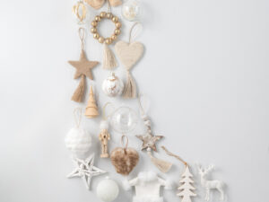 Opbergdoos Neevos Glas Beige