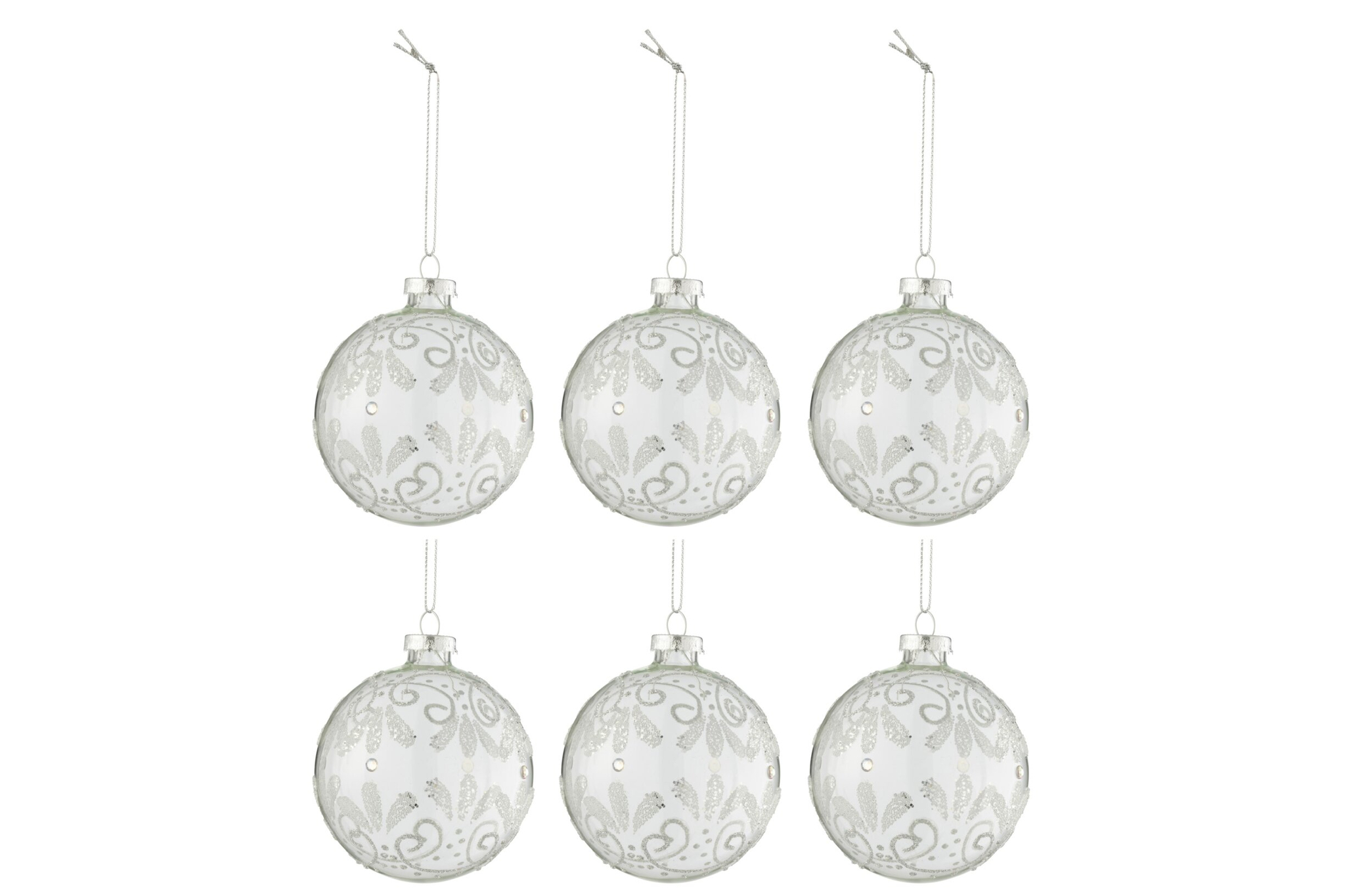 Opbergdoos Roorrum Glas Zilver - Afbeelding 2