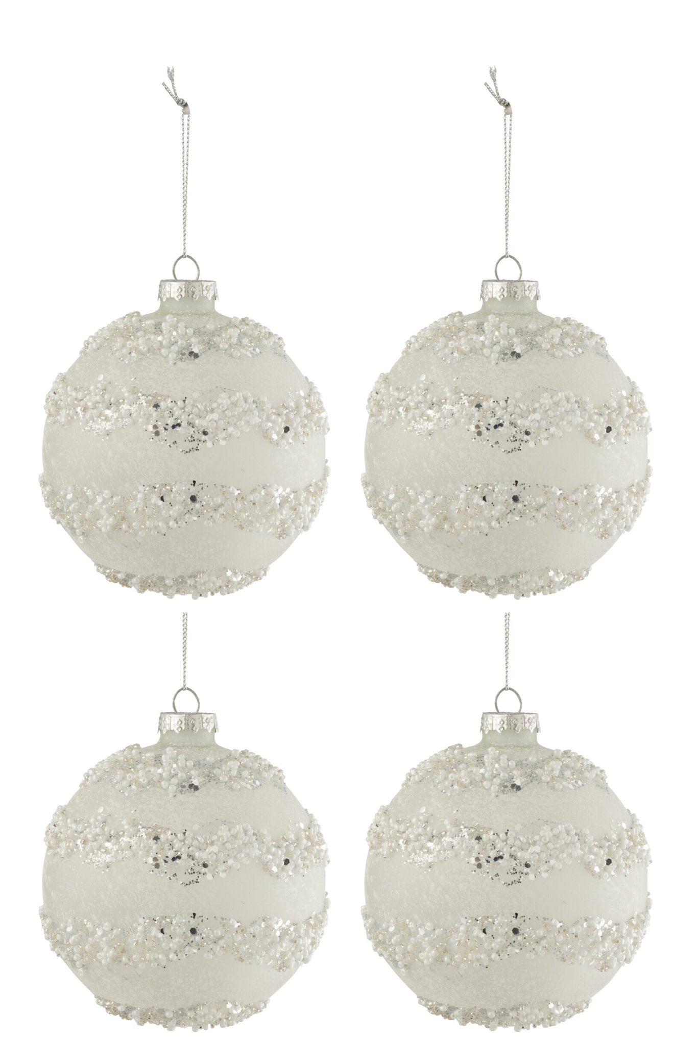 Opbergdoos Lielira Glas Wit