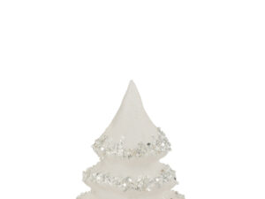 Kerstboom Ronan Glas Wit H16 cm