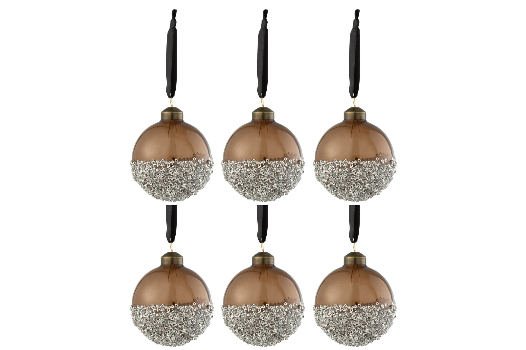Opbergdoos Kauskira Glas Bruin - Afbeelding 2