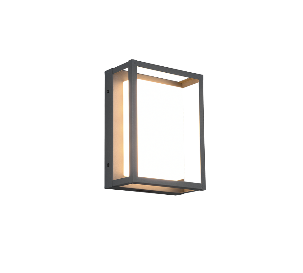 Wandlamp Koosal Antraciet - Set van 3