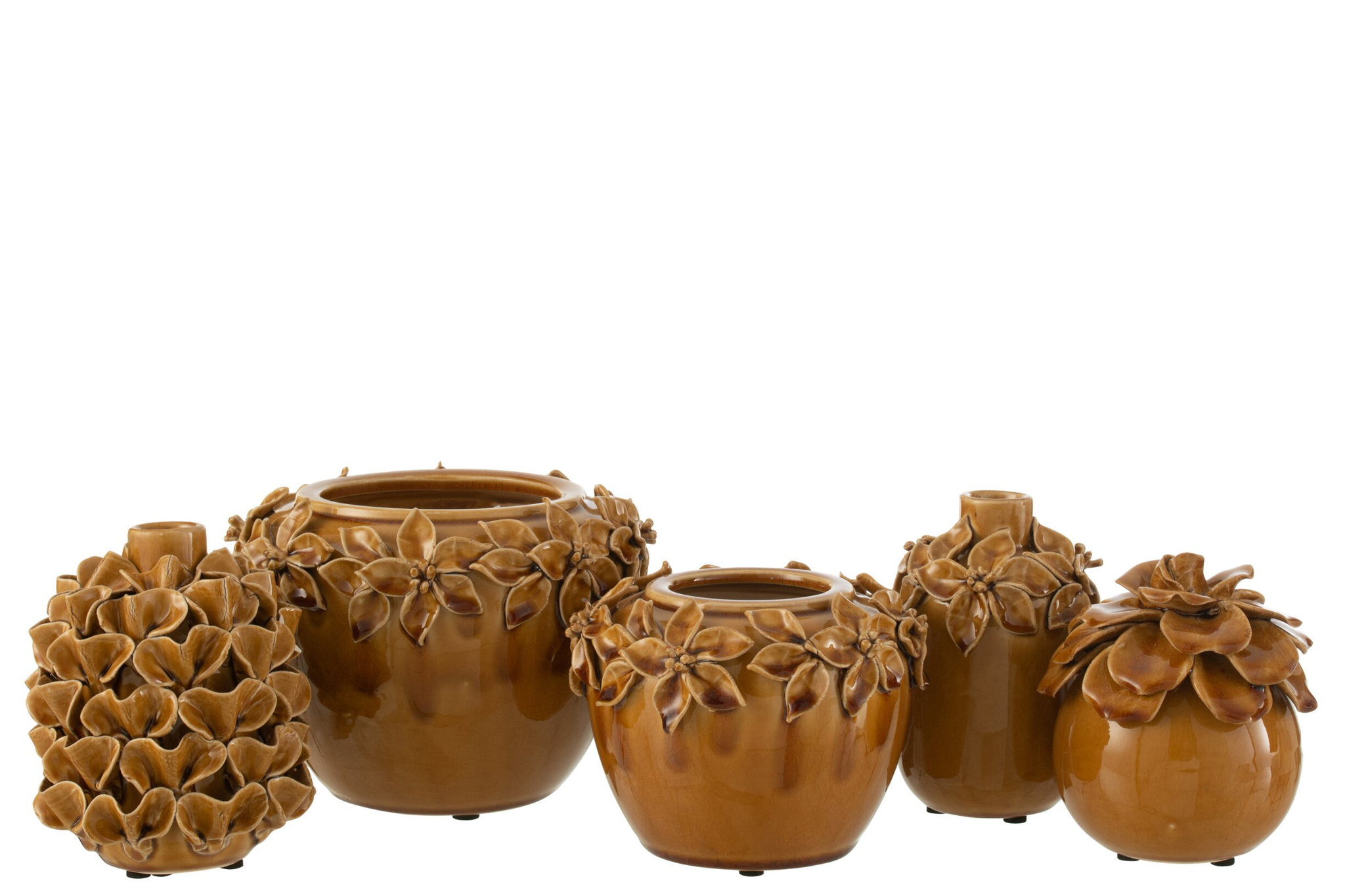 Bloempot Deisson Klei Geel H16,5 cm - Afbeelding 2