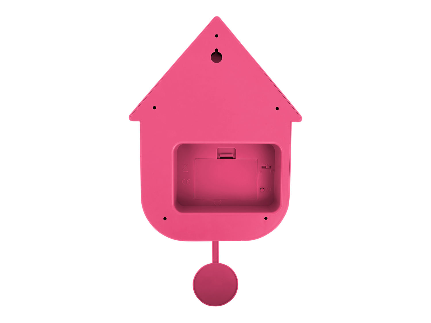 Wandklok Praldel Helder Roze - Afbeelding 5