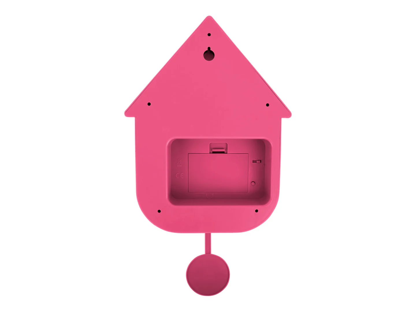 Wandklok Praldel Helder roze metaal - Afbeelding 5