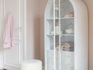 Poef Paurin Polyester Wit