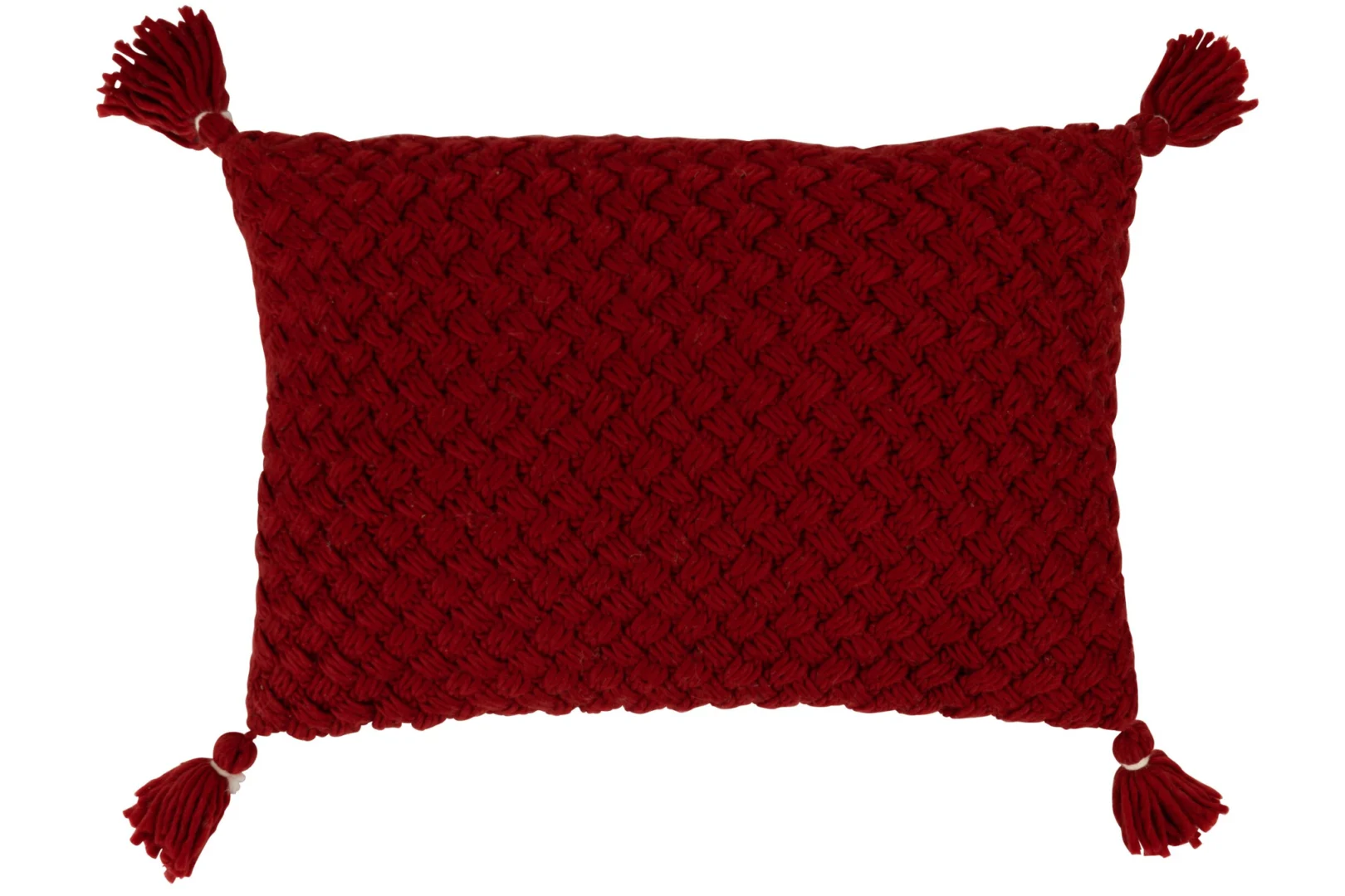 Kussen Leerdin Rood 58x39 cm - Afbeelding 5