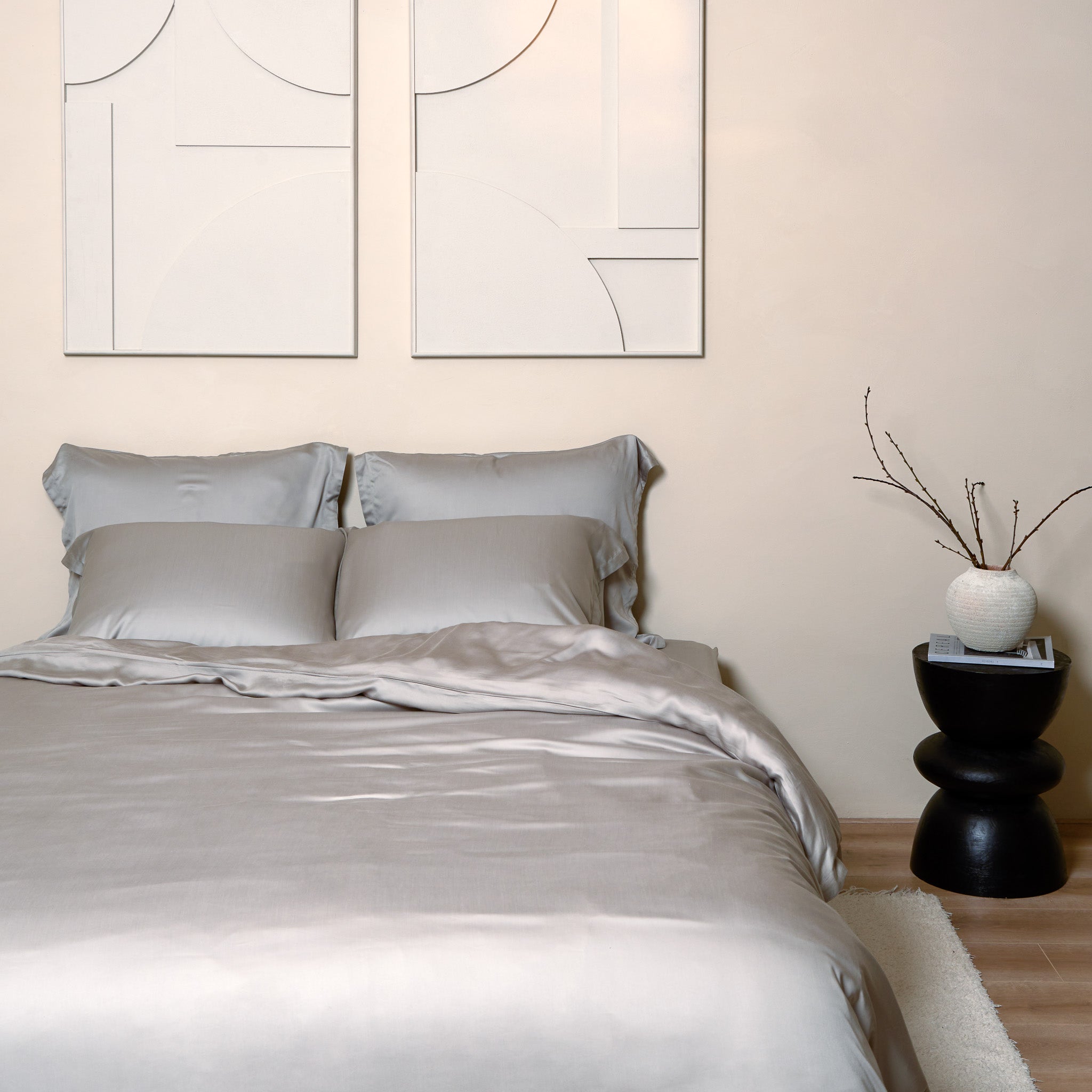 Kussenhoes Fulero Beige 80x80 cm - Afbeelding 2