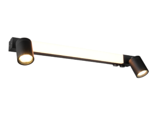 Wandlamp Hooral Mat Zwart - Set van 3