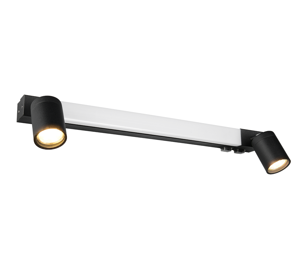 Wandlamp Hooral Mat Zwart - Set van 3 - Afbeelding 3