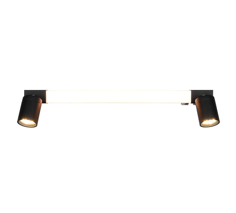 Wandlamp Hooral Mat Zwart - Set van 3 - Afbeelding 5