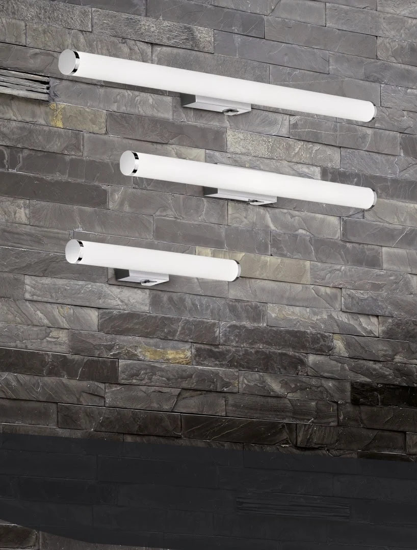 Wandlamp Givel Chroom - Set van 3 - Afbeelding 2