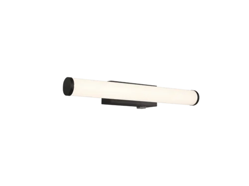 Wandlamp Nauldonte mat zwart, slank ontwerp met geïntegreerde LED en warm wit licht, set van 3