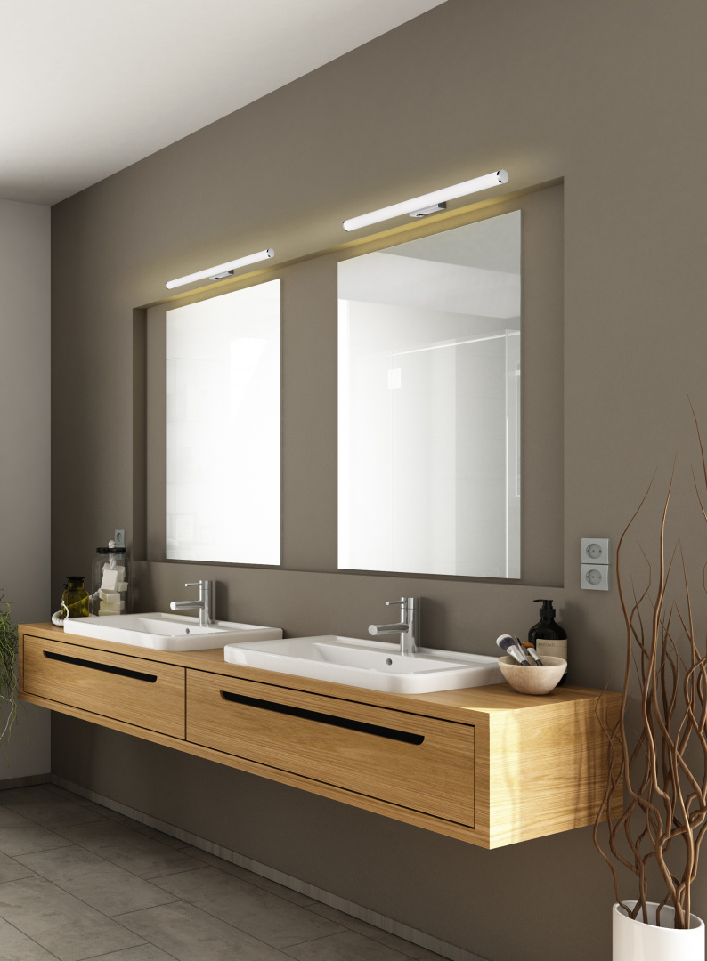 Wandlamp Staasora Chroom - Set van 3 - Afbeelding 2