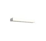 Wandlamp Gielva Chroom set van 3 met geïntegreerde LED en witte acryl-glaselementen