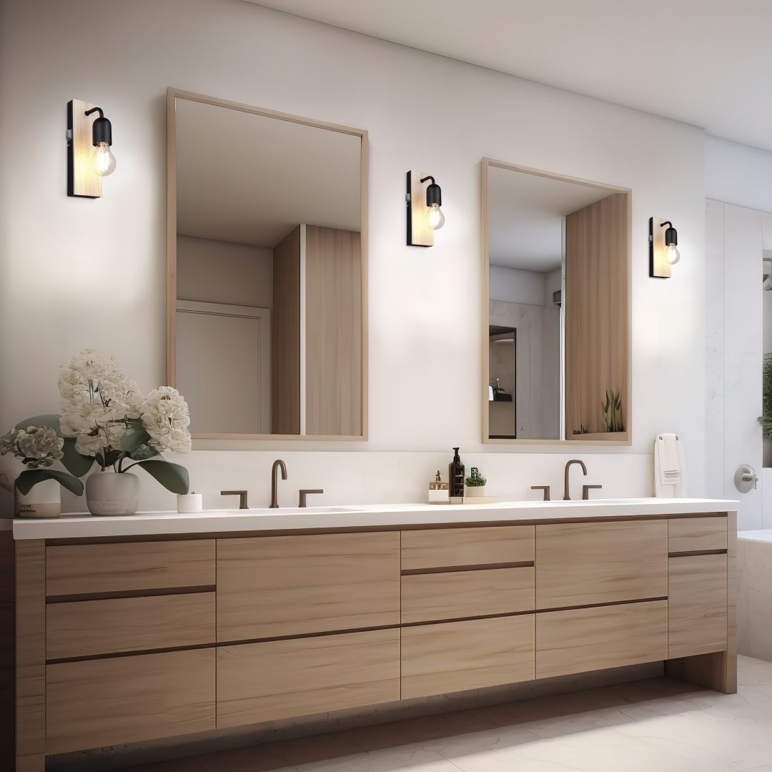 Wandlamp Keelond Mat Zwart - Set van 3 - Afbeelding 6
