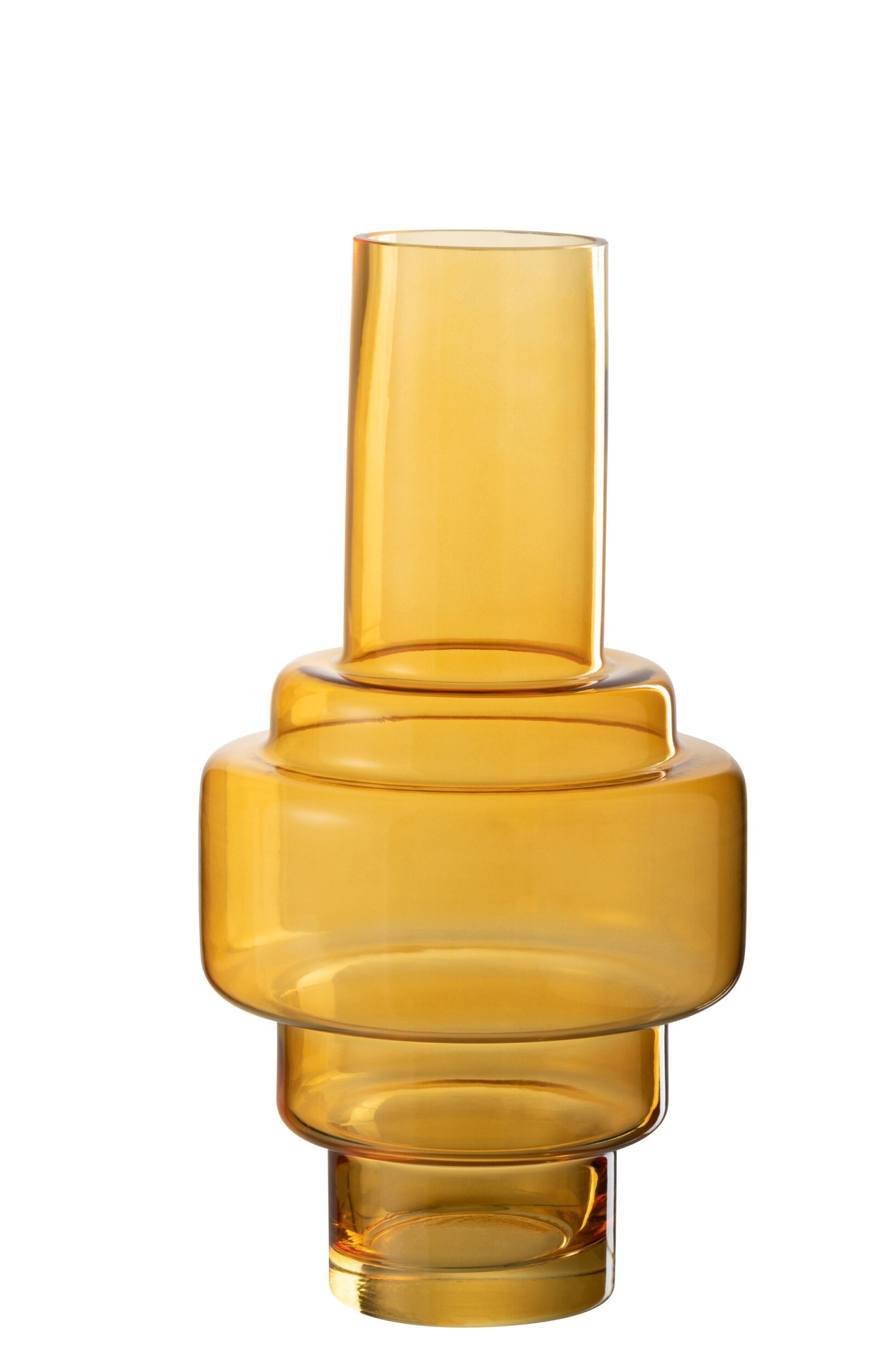 Vaas Lissabon Glas Geel H36 cm - Afbeelding 4