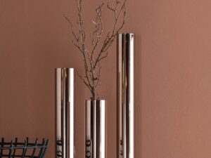 Buisvaas Nutar Glas Koper H26 cm