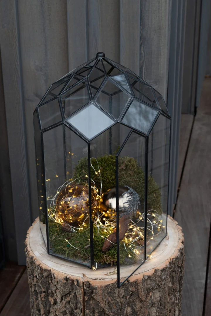Woonaccessoire Raarmona zwart glas - Afbeelding 2